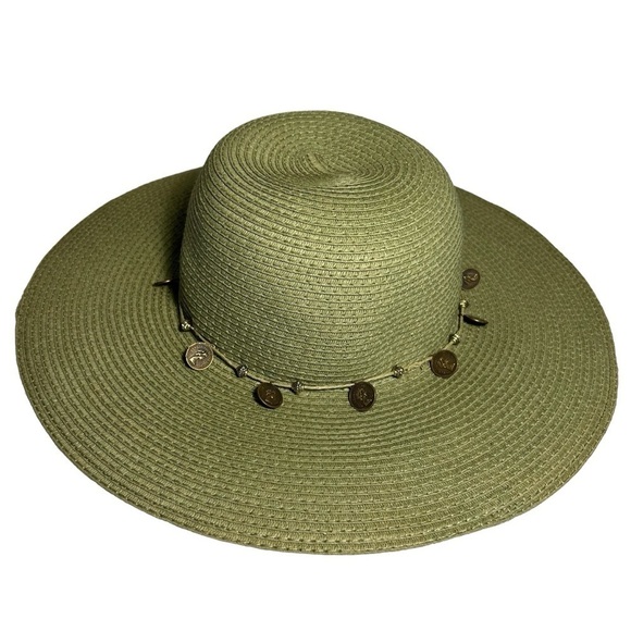 Broner Calypso Wide Brim Sunshade Floppy Embellishished Hat - Picture 1 of 12